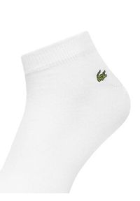 Lacoste Zestaw 3 par niskich skarpet unisex RA2917 Biały. Kolor: biały. Materiał: materiał, bawełna