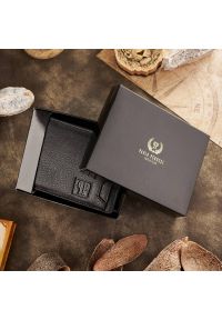 Portfel skórzany męski PAOLO PERUZZI T-78-BL czarny. Kolor: czarny. Materiał: skóra #1