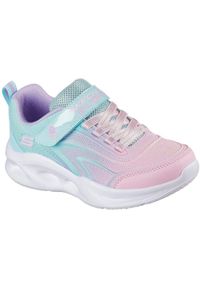Buty sportowe dla dzieci Skechers S Lights skechers Sola Glow. Okazja: na co dzień. Kolor: niebieski. Materiał: materiał #1