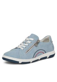 Rieker Sneakersy 42424-10 Niebieski. Kolor: niebieski. Materiał: materiał #6