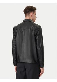 Calvin Klein Kurtka skórzana LV04LF423G Czarny Regular Fit. Kolor: czarny. Materiał: skóra #2