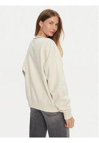 Guess Bluza W4BQ18 KC811 Écru Regular Fit. Materiał: bawełna #5