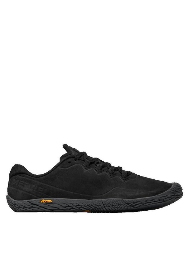 Buty do biegania męskie, Merrell Vapor Glove 3 Luna Ltr. Kolor: czarny, wielokolorowy. Materiał: skóra, syntetyk, nubuk, materiał, tkanina