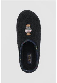 Polo Ralph Lauren Kapcie Charlotte RF103286 kolor czarny. Nosek buta: okrągły. Kolor: czarny. Materiał: guma #2