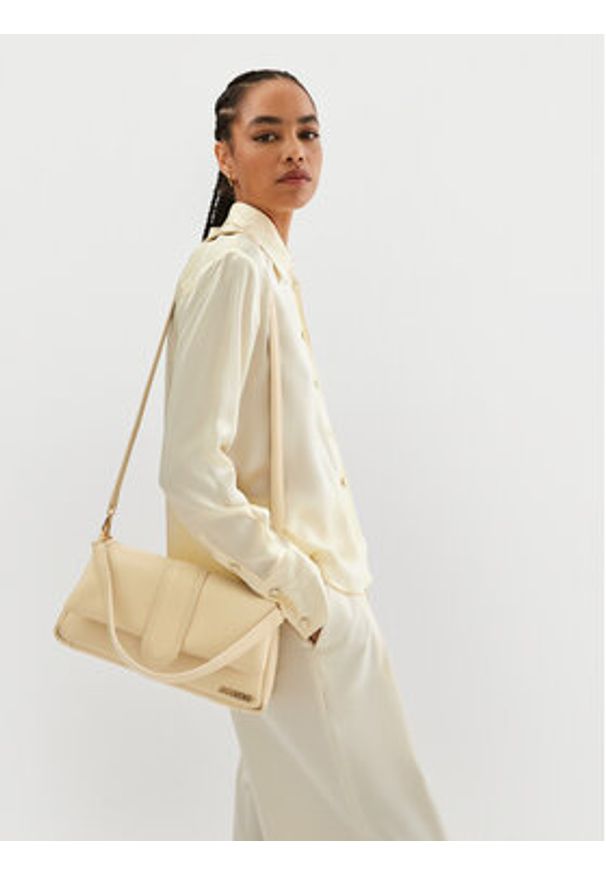 JACQUEMUS Torebka Le Bambimou 231BA052-3073 Żółty. Kolor: żółty. Materiał: skórzane