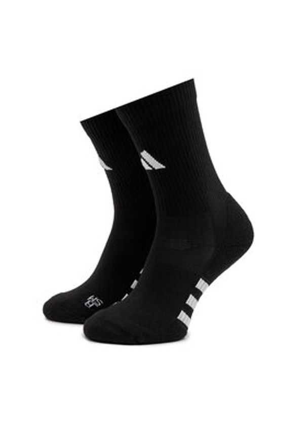 Adidas - adidas Skarpety długie Performance Cushioned IC9521 Czarny. Kolor: czarny. Materiał: bawełna
