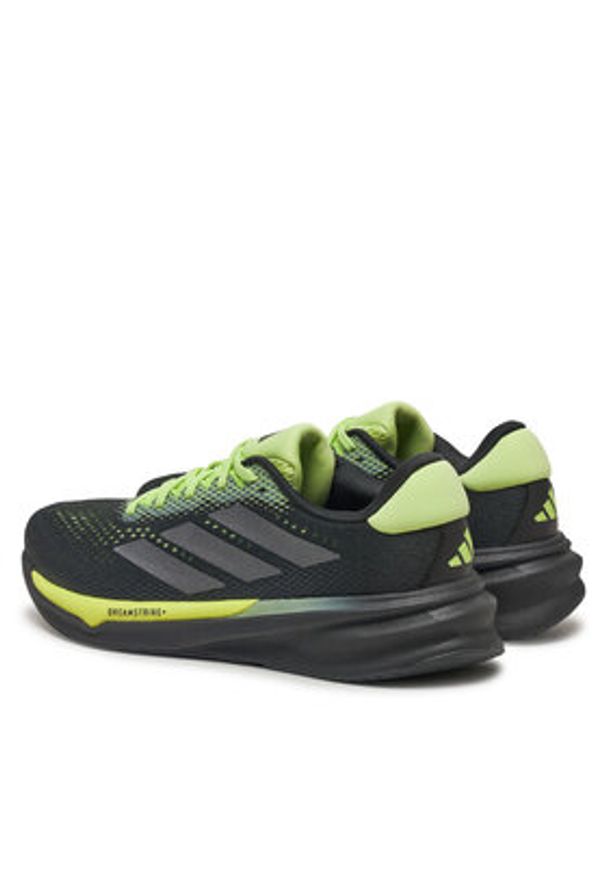 Adidas - adidas Buty do biegania Supernova Stride 2 JI1419 Czarny. Kolor: czarny. Materiał: materiał