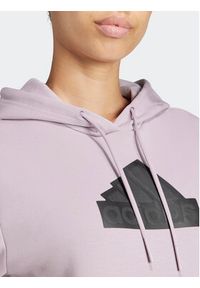 Adidas - adidas Bluza Future Icons Badge of Sport IS3641 Fioletowy Regular Fit. Kolor: fioletowy. Materiał: syntetyk, bawełna. Styl: sportowy #5