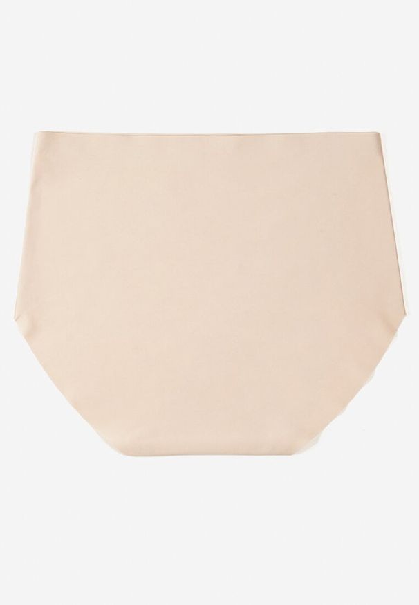 Renee - Beżowe Bezszwowe Majtki Figi High Waist Dolevia. Stan: podwyższony. Kolor: beżowy. Materiał: jeans