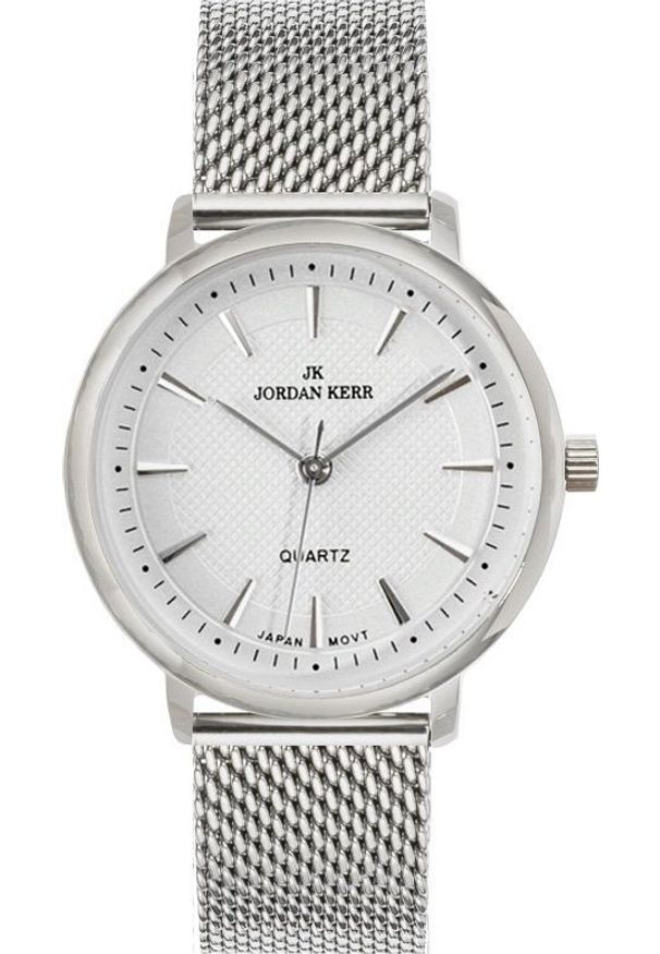 Zegarek Jordan Kerr Zegarek damski Jordan Kerr DIANE I2036-B srebrny. Kolor: srebrny