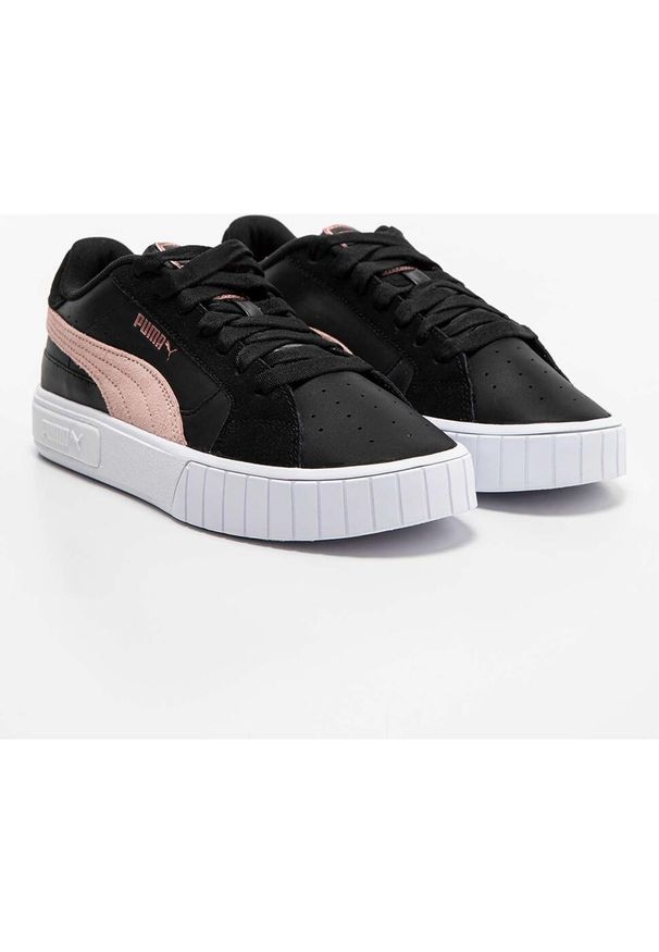 Buty do chodzenia damskie Puma Cali Star Mix. Kolor: czarny. Materiał: guma, materiał, syntetyk. Sport: turystyka piesza