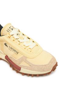 Lacoste Sneakersy Elite Active 7-50SFA0078 Żółty. Kolor: żółty. Materiał: materiał #6