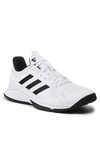 Adidas - adidas Buty halowe Bukatsu Shoes HR0626 Biały. Kolor: biały. Materiał: materiał #2