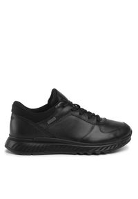 ecco - ECCO Sneakersy Exostride W GORE-TEX 83530301001 Czarny. Kolor: czarny. Materiał: skóra. Technologia: Gore-Tex