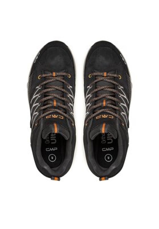 CMP Trekkingi Rigel Low Trekking Shoes Wp 3Q13247 Czarny. Kolor: czarny. Materiał: zamsz, skóra. Sport: turystyka piesza