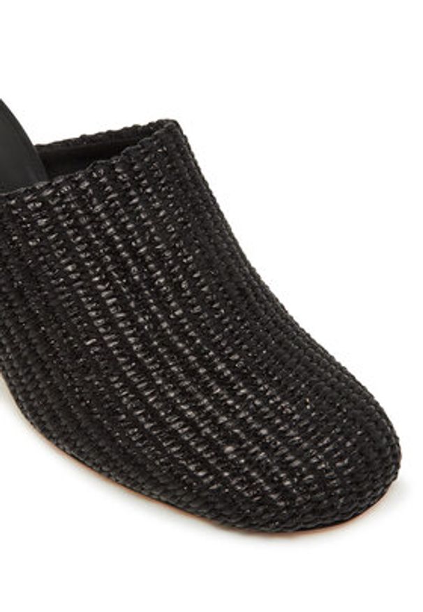 Weekend Max Mara Klapki 2515521015600 Czarny. Kolor: czarny. Materiał: materiał