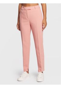 Comma Spodnie materiałowe 2121338 Różowy Slim Fit. Kolor: różowy. Materiał: syntetyk, materiał