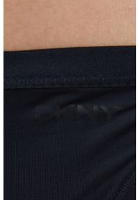 DKNY - Dkny stringi kolor czarny. Kolor: czarny