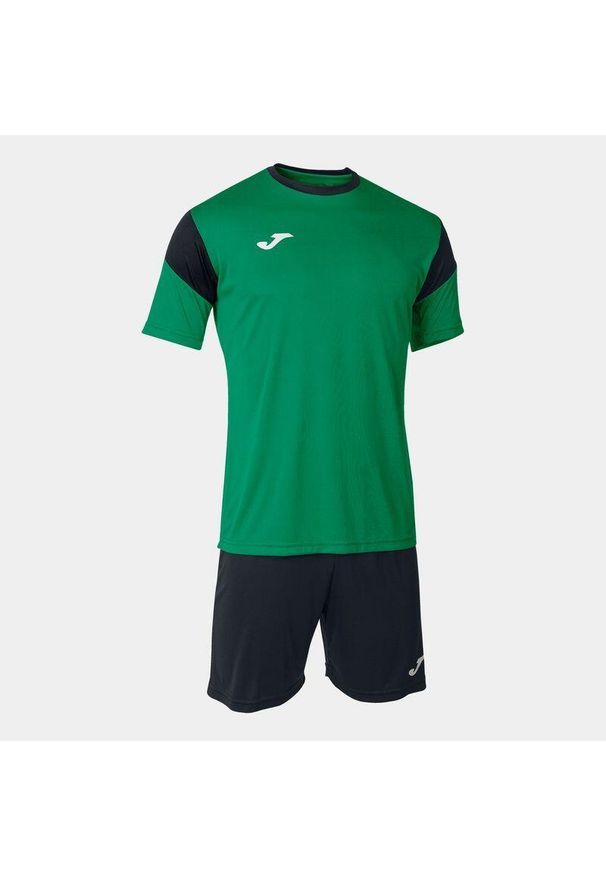 Zestaw piłkarski męski Joma Phoenix. Kolor: czarny, zielony, wielokolorowy. Materiał: dresówka. Sport: piłka nożna