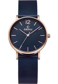 Zegarek OBAKU Zegarek damski Obaku Denmark V197LXVLML1 niebieski. Kolor: niebieski #1