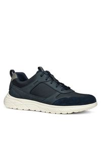 Geox Sneakersy U Portello U46E1A 0EK11 C4021 Granatowy. Kolor: niebieski. Materiał: skóra #4