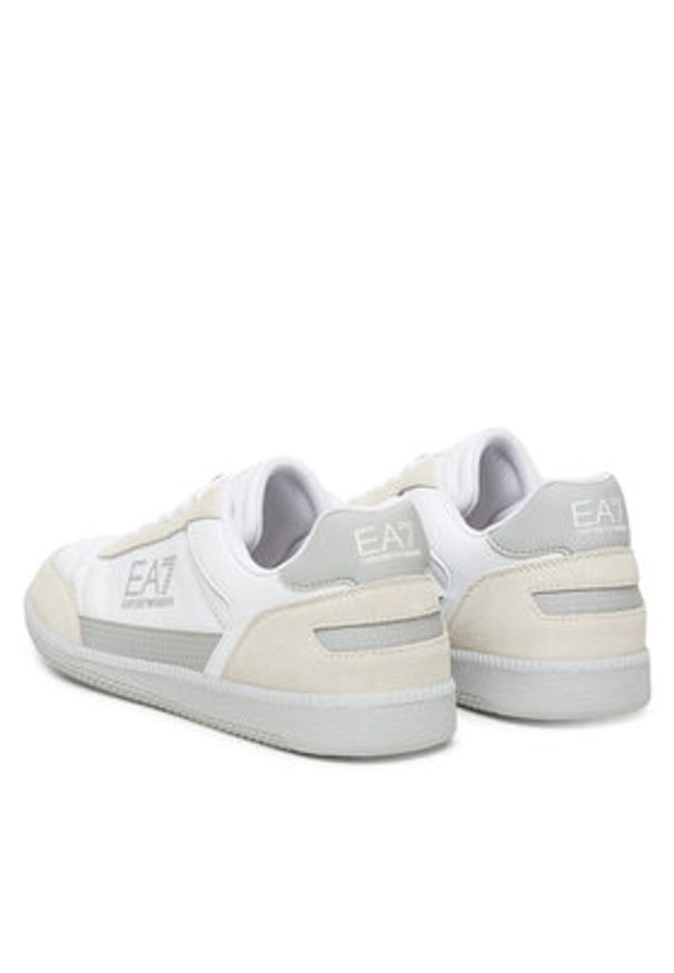 EA7 Emporio Armani Sneakersy 7X000406 AF19827 MZ336 Szary. Kolor: szary. Materiał: skóra