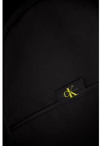 Calvin Klein Jeans Plecak męski kolor czarny duży z aplikacją. Kolor: czarny. Materiał: poliester. Wzór: aplikacja