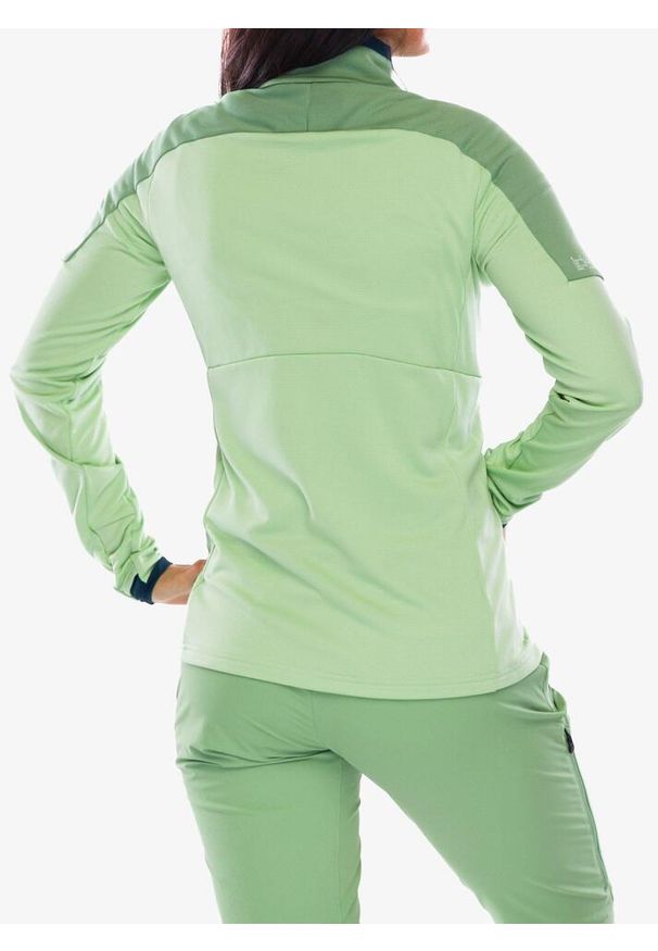 Bluza polarowa damska Vaude Elope Fleece Jacket II. Kolor: zielony. Materiał: polar
