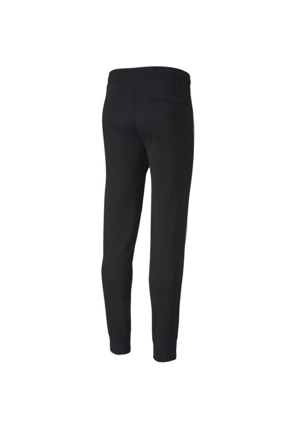 Puma - Spodnie Do Joggingu Męskie Iconic. Kolor: czarny. Materiał: dresówka. Sport: bieganie