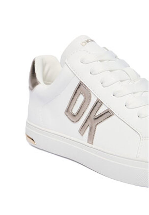 DKNY Sneakersy Abeni K3544167 Biały. Kolor: biały. Materiał: skóra