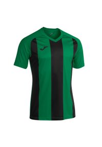Koszulka do piłki nożnej dla chłopców Joma Pisa II. Kolor: zielony, czarny, wielokolorowy. Sport: piłka nożna