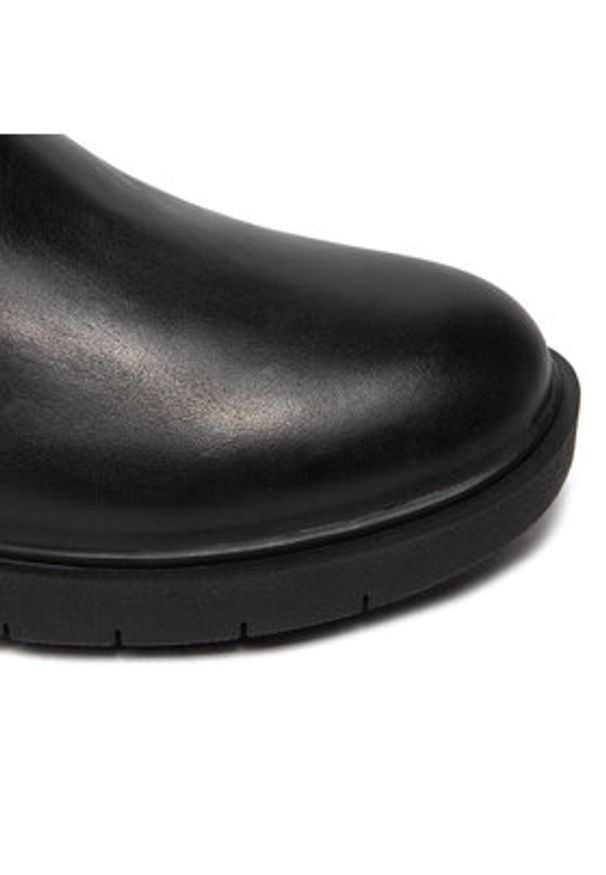 Geox Sztyblety D Spherica Ec1 C D16QRC 00043 C9999 Czarny. Kolor: czarny. Materiał: skóra