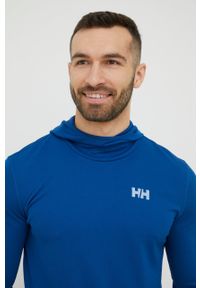 Helly Hansen bluza sportowa Verglas Shade kolor granatowy gładka. Kolor: niebieski. Materiał: materiał. Wzór: gładki. Styl: sportowy