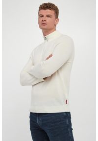 JOOP! Jeans - Golf męski wełniany Lauriono. Typ kołnierza: golf. Materiał: wełna #1