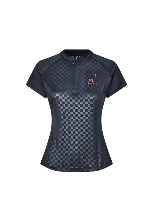 KINGSLAND - Koszulka treningowa do jeździectwa dla kobiet Kingsland KLMelanie. Kolor: niebieski. Sport: jeździectwo