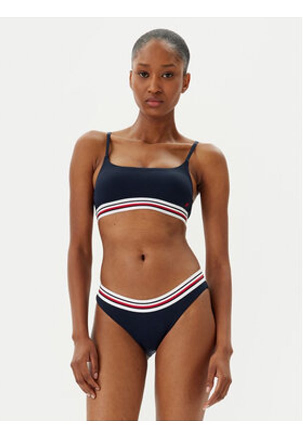 TOMMY HILFIGER - Tommy Hilfiger Góra od bikini UW0UW05806 Granatowy. Kolor: niebieski. Materiał: syntetyk