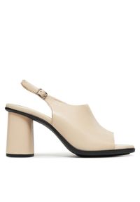 ecco - ECCO Sandały Sculpted Alba 65 23331301378 Écru. Materiał: skóra