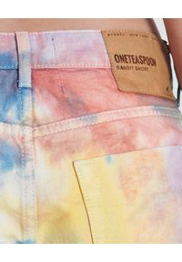 ONETEASPOON - Spodenki Rainbow Bandits. Stan: podwyższony. Kolor: niebieski. Materiał: jeans. Wzór: aplikacja #5