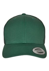 FLEXFIT - Retro Trucker Cap. Kolor: zielony. Styl: retro