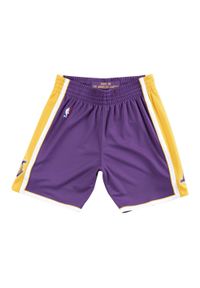 Mitchell & Ness - Szorty oryginalne Los Angeles Lakers NBARoad 08-09. Kolor: fioletowy. Wzór: haft. Sport: koszykówka #1