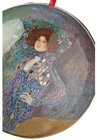 MuseArta - MuseARTa Skarpetki Gustav Klimt - Emilie Flöge. Kolor: niebieski #2