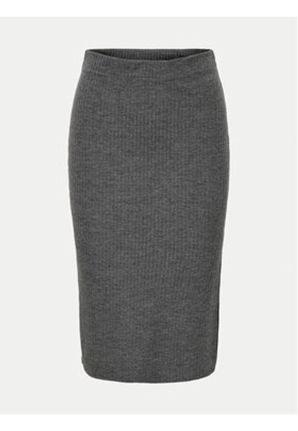 only - ONLY Spódnica ołówkowa Emma 15233600 Szary Slim Fit. Kolor: szary. Materiał: wiskoza, syntetyk