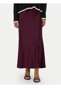 Vero Moda Spódnica midi Elena 10337459 Fioletowy Regular Fit. Kolor: fioletowy. Materiał: syntetyk