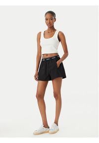 Guess Szorty sportowe V6GD18 W2344 Czarny Regular Fit. Kolor: czarny. Materiał: syntetyk #4