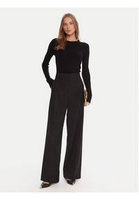 Kontatto Sweter 3M0809C Czarny Slim Fit. Kolor: czarny. Materiał: syntetyk #5