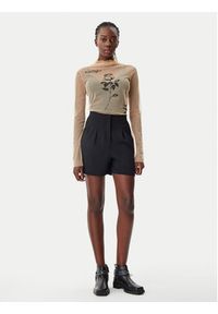 Patrizia Pepe Szorty materiałowe 8P0697/A545-K103 Czarny Regular Fit. Kolor: czarny. Materiał: syntetyk #3