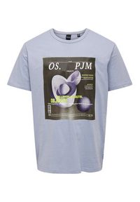 Only & Sons T-Shirt 22026378 Niebieski Regular Fit. Kolor: niebieski. Materiał: bawełna #3