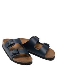 Birkenstock Klapki Arizona Bs 0051153 Granatowy. Kolor: niebieski. Materiał: skóra #5