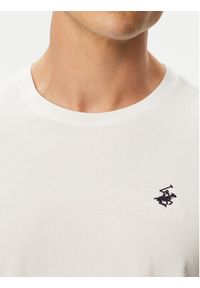 Beverly Hills Polo Club T-Shirt P-SS26M-TS41740 Biały Regular Fit. Typ kołnierza: polo. Kolor: biały. Materiał: bawełna #5
