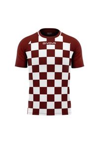 T-shirt Sportowy Givova Dama XL - Elegancki i Oddychający. Kolor: czerwony, wielokolorowy, brązowy. Materiał: poliester. Sport: piłka nożna
